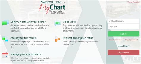 Watson Clinic My Chart Login