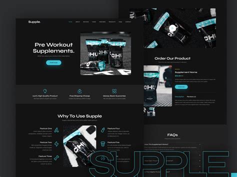 Website Product Page Template