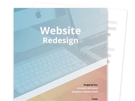 Website Redesign Template