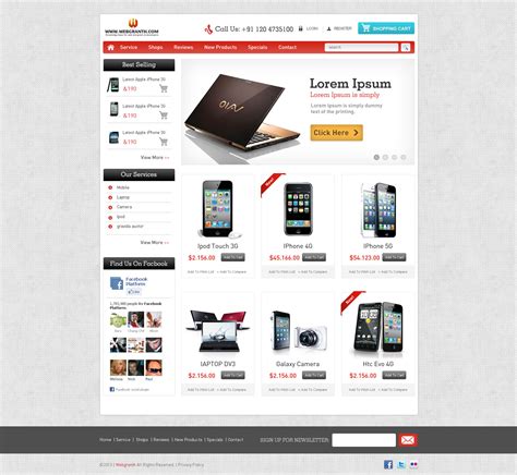 Website Templates Ecommerce