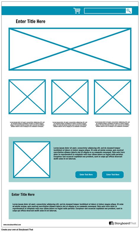 Website Wireframe Template