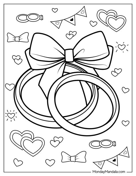Wedding Coloring Pages Free Printable