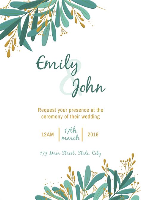 Wedding Invitation Capcut Template
