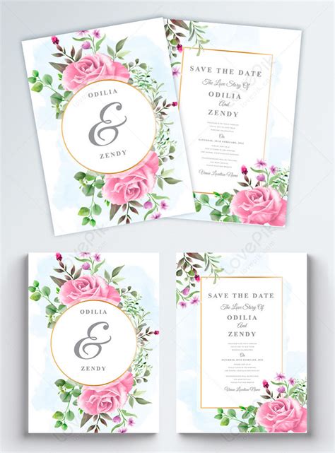 Wedding Invitation Card Design Template Free Download