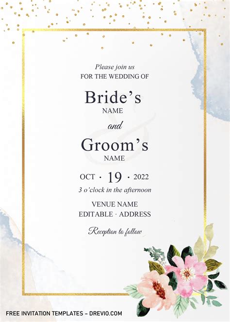 Wedding Invitation Templates Word