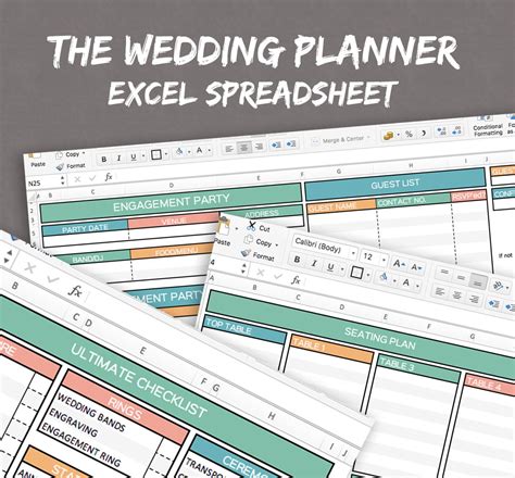 Wedding Planner Excel Template Free Download