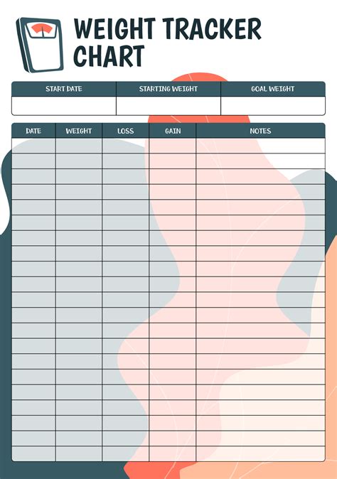 Weight Tracker Template