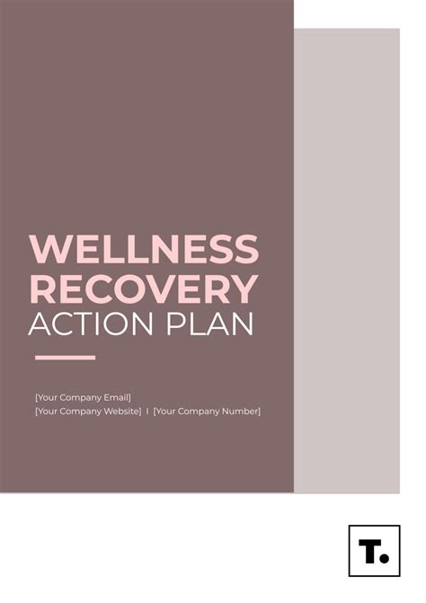 Wellness Recovery Action Plan Template