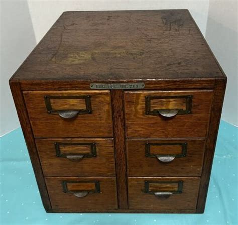 Wernicke Library 6 Drawer Card Catalog File