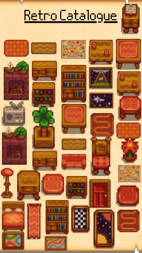What Is In The Retro Catalog Stardew Valley