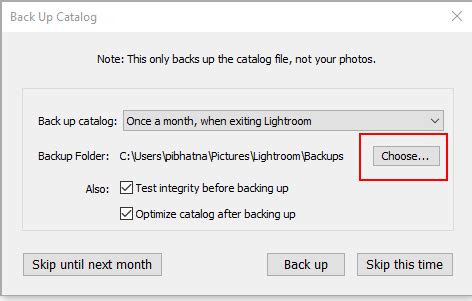 Where Is The Adobe Lightroom Catalog Backup At