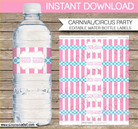 Where To Buy Printable Water Bottle Labels