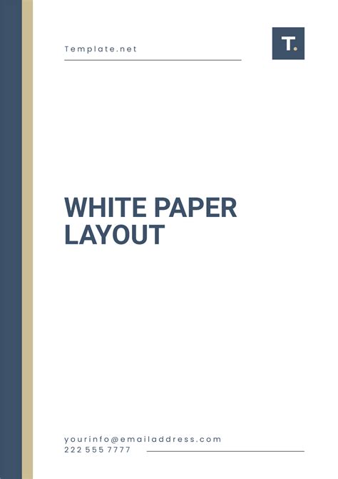 White Paper Template Free