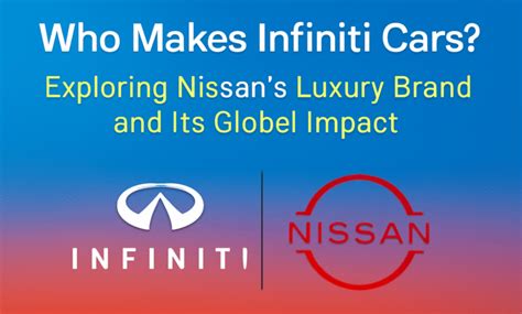 Who Makes Infiniti Cars