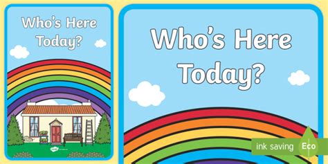 Whos Here Today Chart