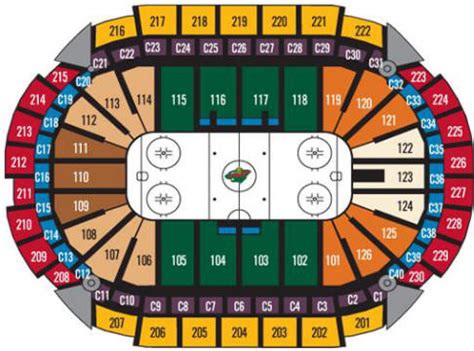 Wild Seating Chart Hockey
