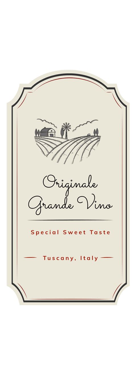 Wine Labels Templates
