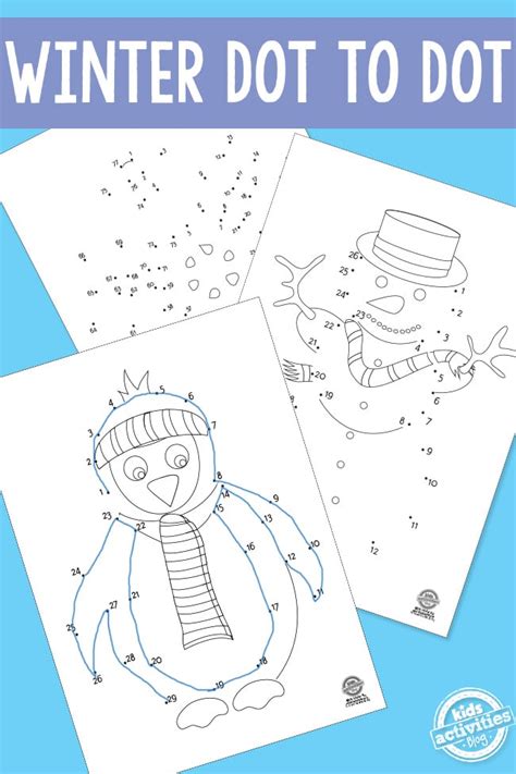 Winter Dot To Dot Free Printables