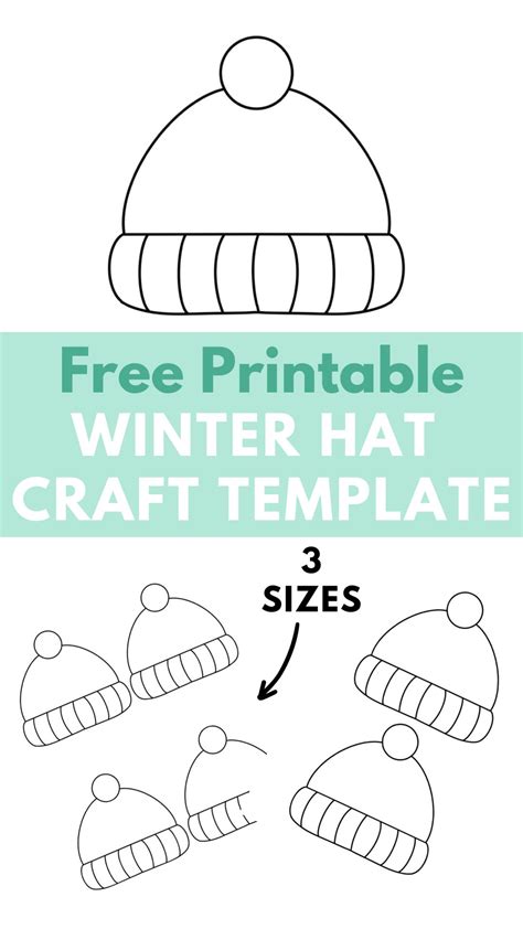 Winter Hat Template Printable Free