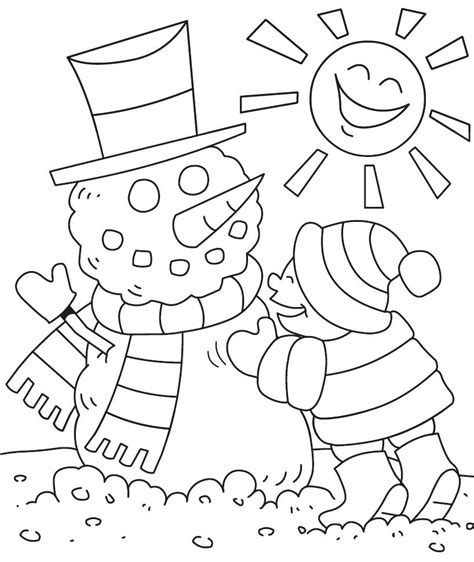 Winter Printable Coloring Pages