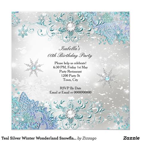 Winter Wonderland Invitations Templates Free
