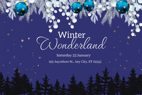 Winter Wonderland Template