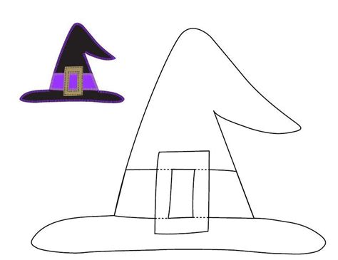 Witch Hat Cut Out Template