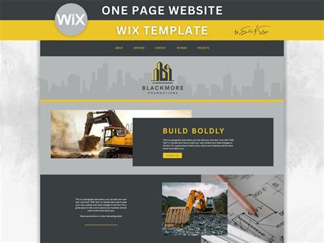 Wix Construction Template
