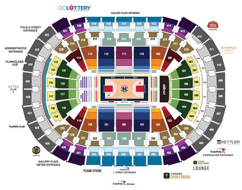 Wizards Stadium Seating Chart