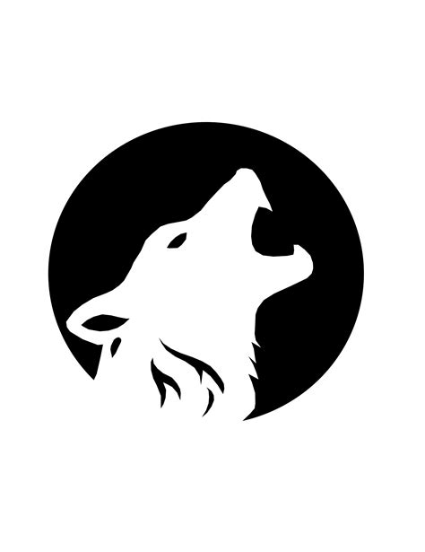 Wolf Template Pumpkin
