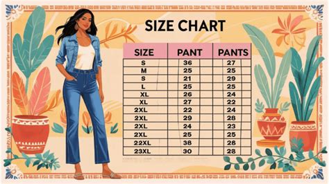 Women's Pants Length Chart
