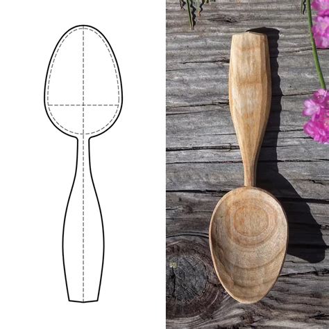 Wooden Spoon Template