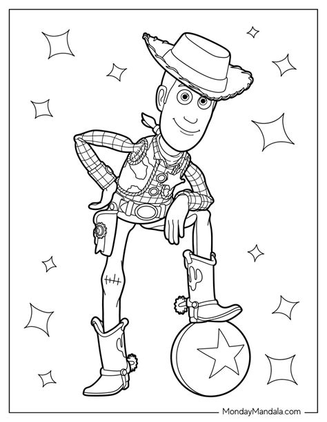 Woody Coloring Pages Printable