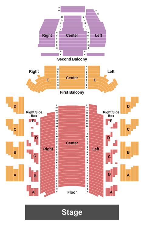 Woolsey Hall Seating Chart