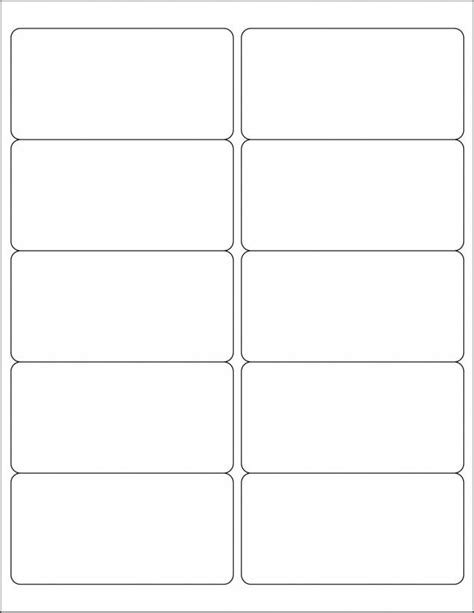 Word Address Label Template