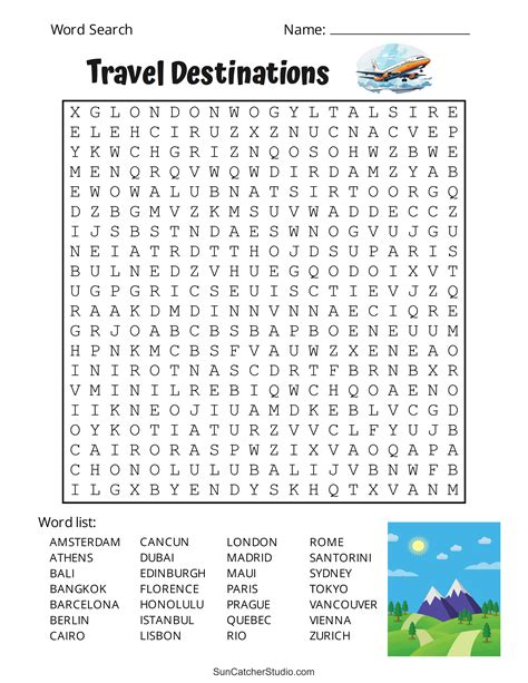 Word Search Printable For Adults