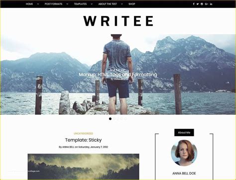 Wordpress Templates For Writers
