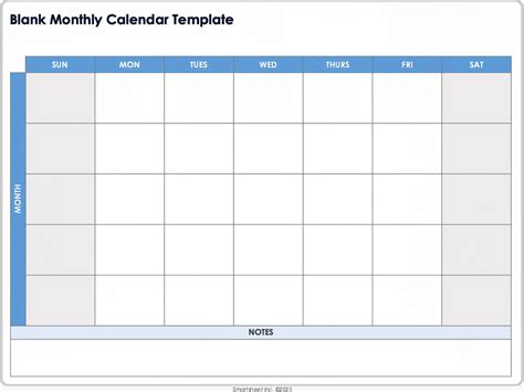 Work Calendars Templates