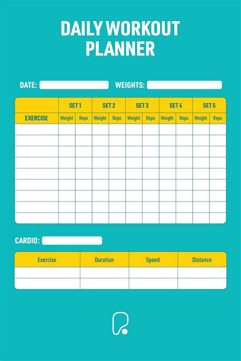 Workout Planner Templates