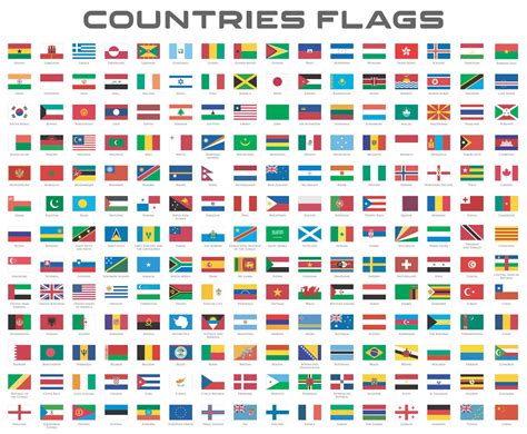World Flags Printable Free