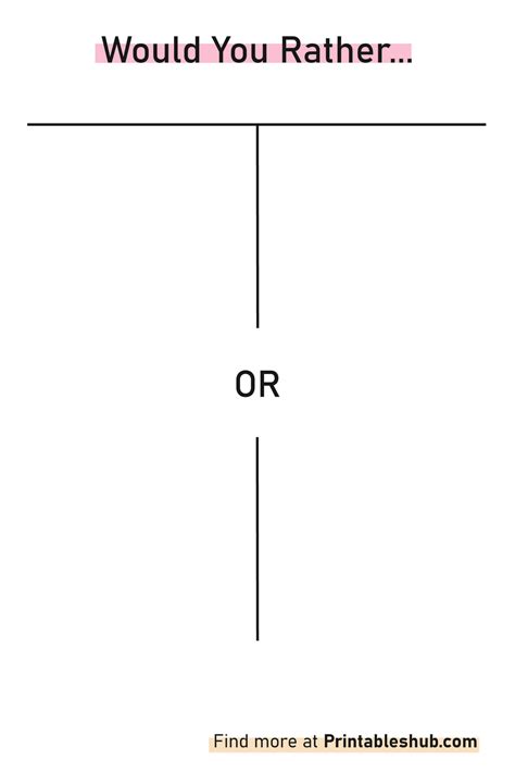 Would You Rather Template