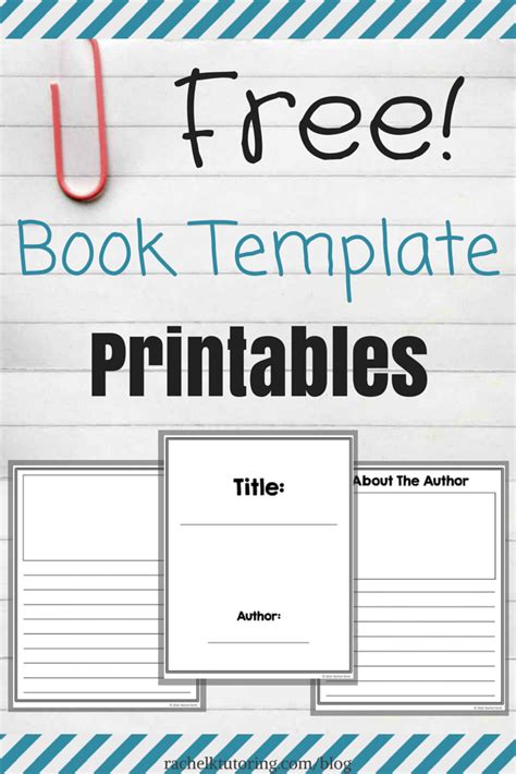 Writing A Book Template Free