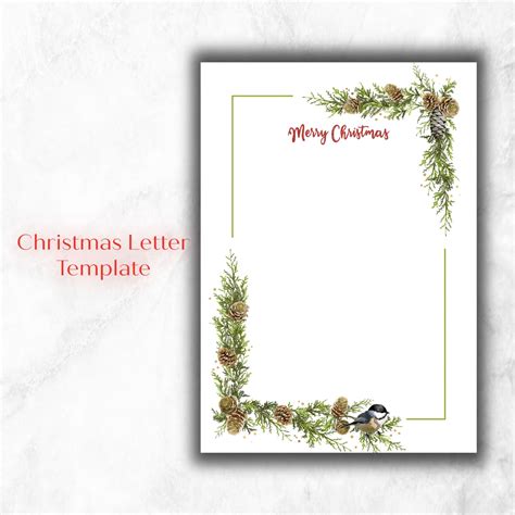 Xmas Letter Template