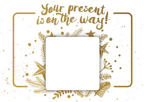 Your Gift Is On Its Way Template