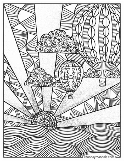 Zentangle Coloring Pages Printable