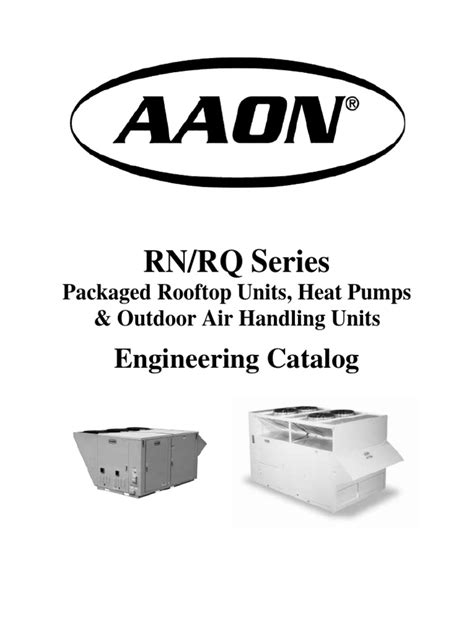 Aaon Rn Engineering Catalog