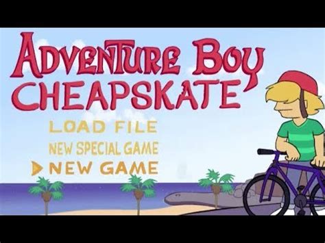 Adventure Boy Cheapskate Walkthrough Text