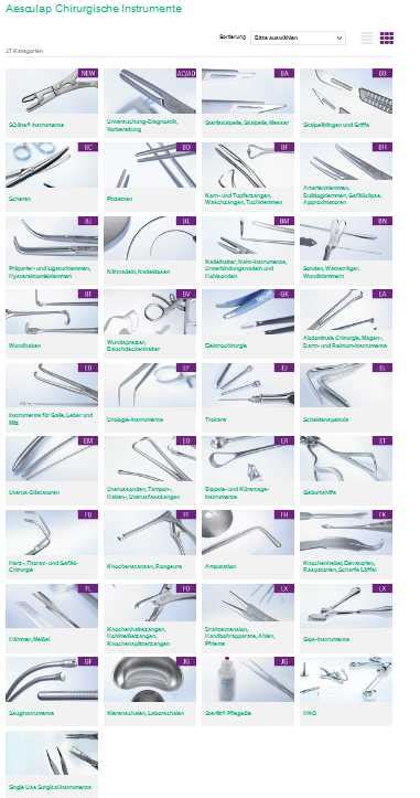Aesculap Online Catalog