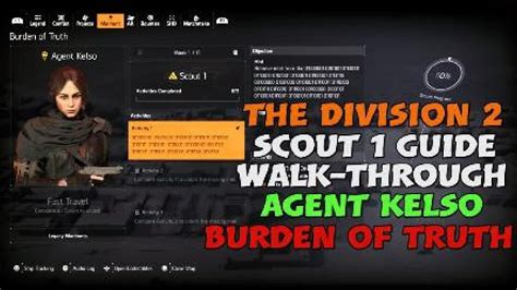 Agent Kelso Scout 1 Walkthrough