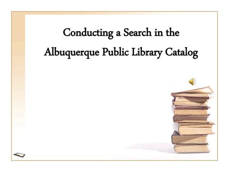 Albuquerque Library Catalog